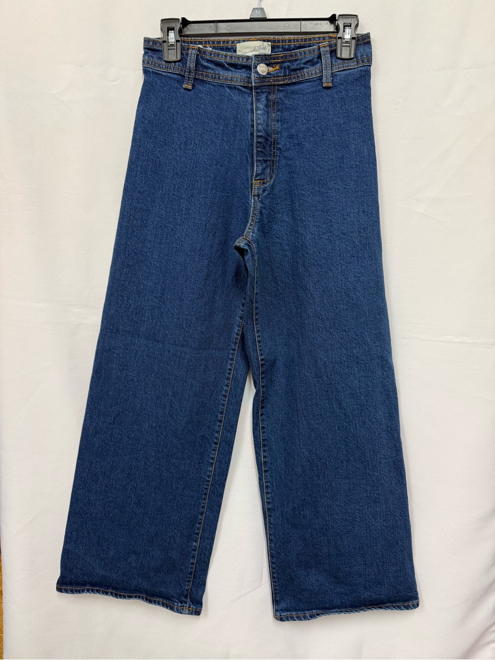 Universal Thread Women's Wide-Leg Jeans in Dark Blue
